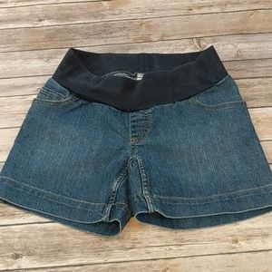 Motherhood Maternity Blue Jean Shorts Small